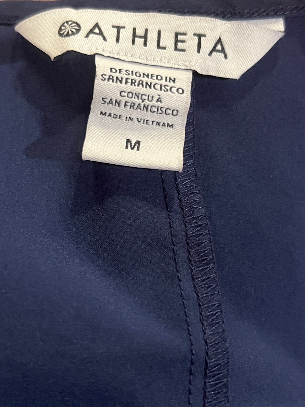 Athleta navy “Presidio” scoop-neck racer-back high-low maxi dress - EUC - Picture 14 of 16